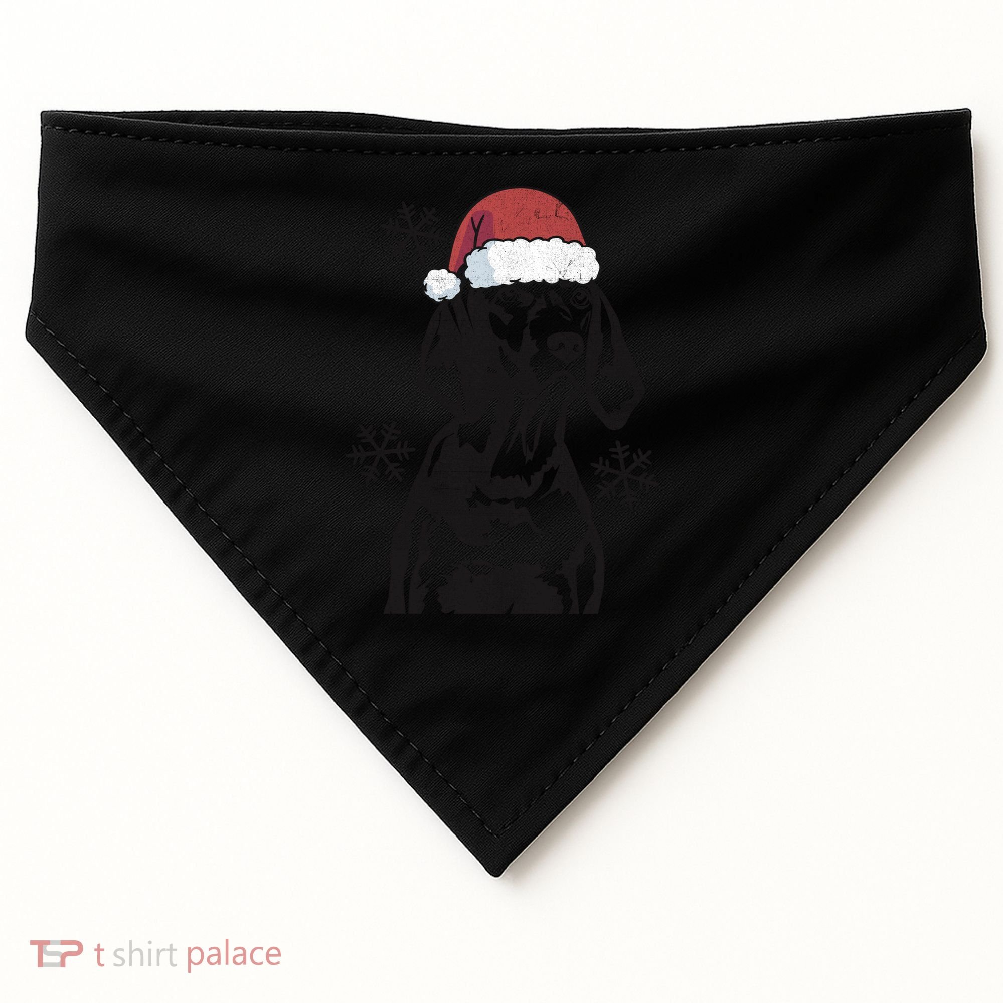 Funny Vizsla Christmas Santa Hat Xmas Mom Dad Gift USA-Made Doggie Bandana