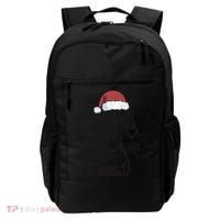 Funny Vizsla Christmas Santa Hat Xmas Mom Dad Gift Backpack thumb 0