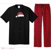 Funny Vizsla Christmas Santa Hat Xmas Mom Dad Gift Pajama Set thumb 0