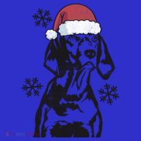 Funny Vizsla Christmas Santa Hat Xmas Mom Dad Gift Hoodie thumb 7