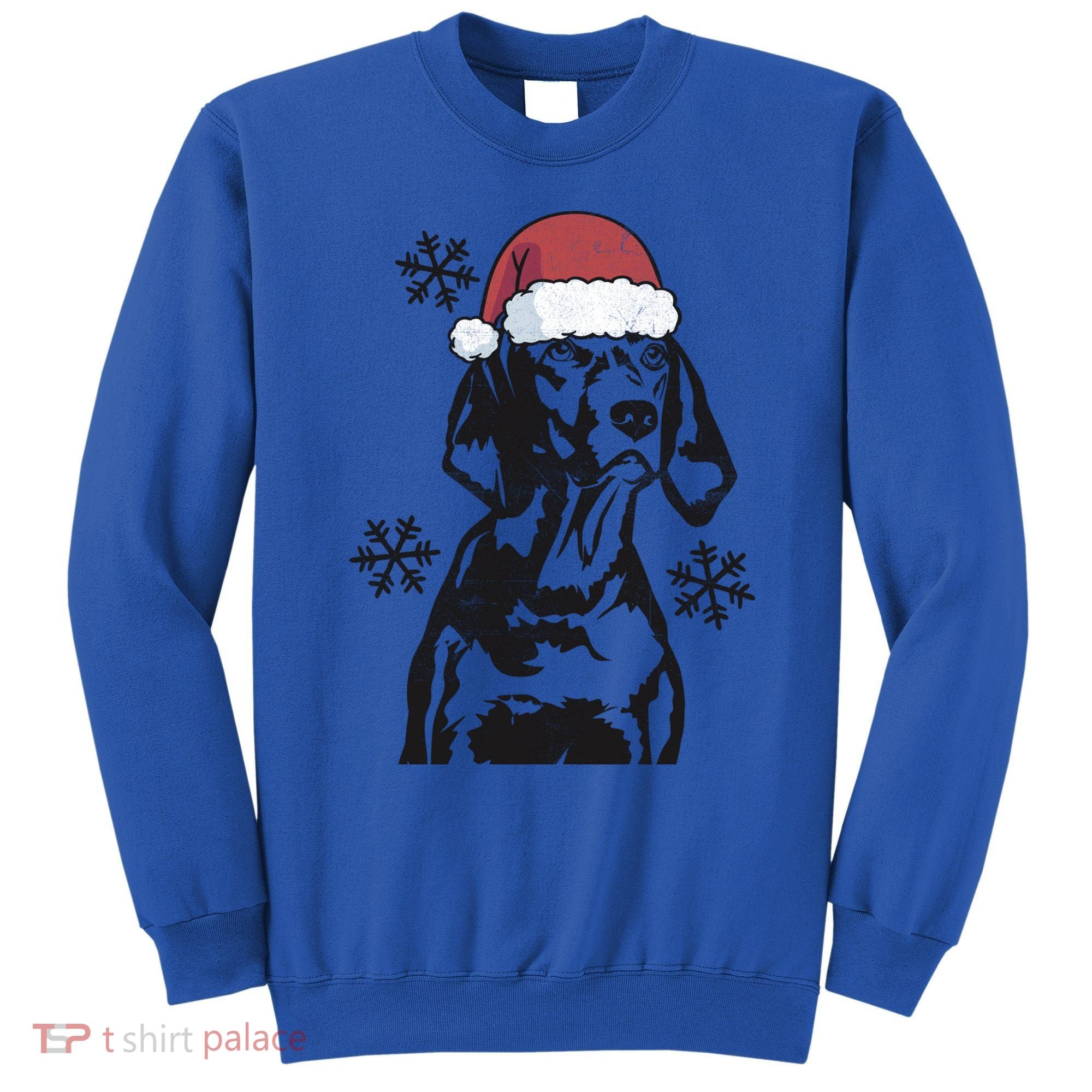Funny Vizsla Christmas Santa Hat Xmas Mom Dad Gift Sweatshirt