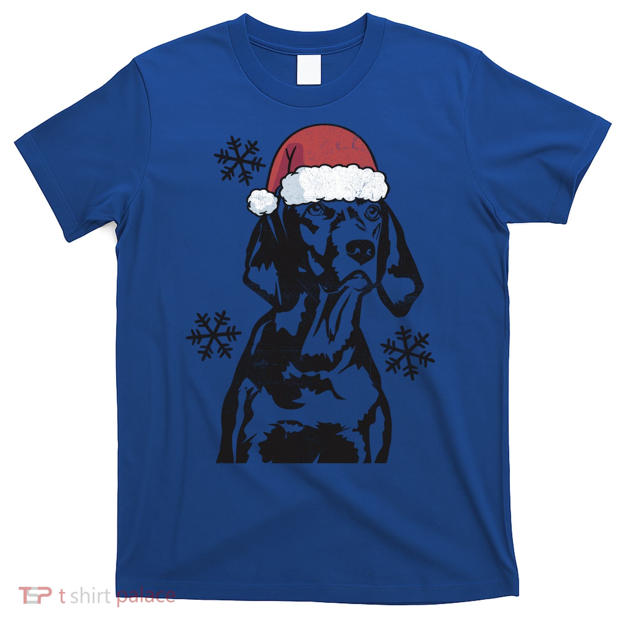 Funny Vizsla Christmas Santa Hat Xmas Mom Dad Gift T-Shirt