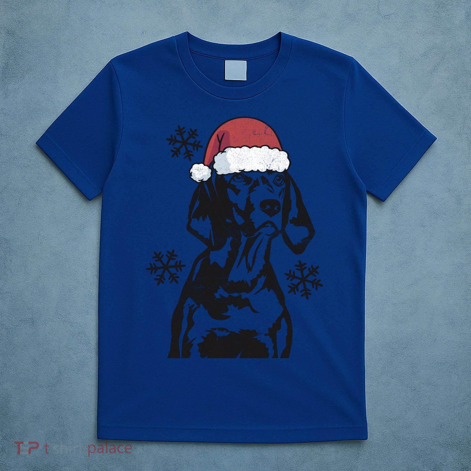 Funny Vizsla Christmas Santa Hat Xmas Mom Dad Gift T-Shirt