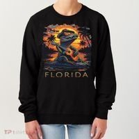 Florida Vacation Cute Alligator Women's Sweatshirt thumb 0