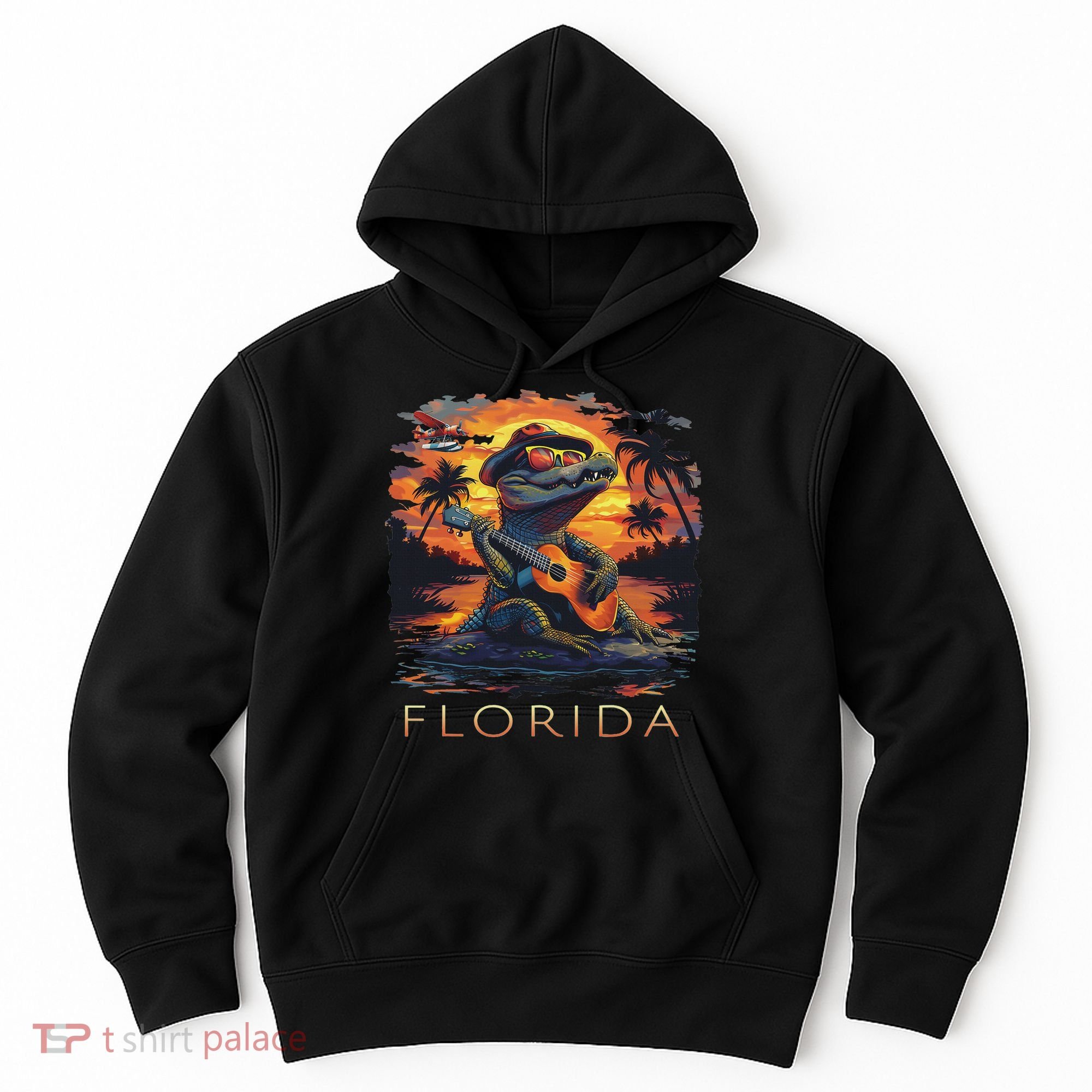 Florida Vacation Cute Alligator Hoodie
