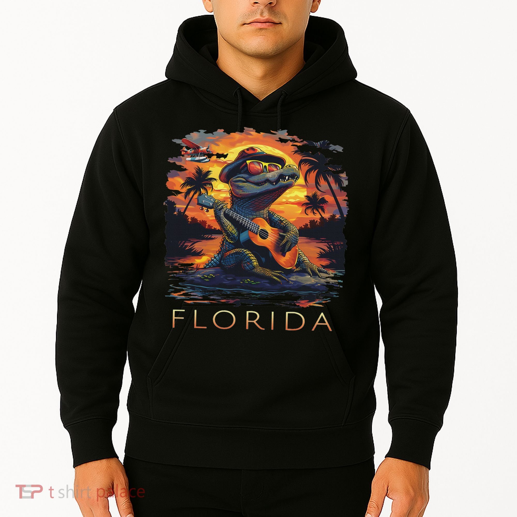 Florida Vacation Cute Alligator Hoodie