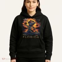 Florida Vacation Cute Alligator Hoodie thumb 5
