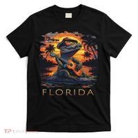 Florida Vacation Cute Alligator T-Shirt thumb 0