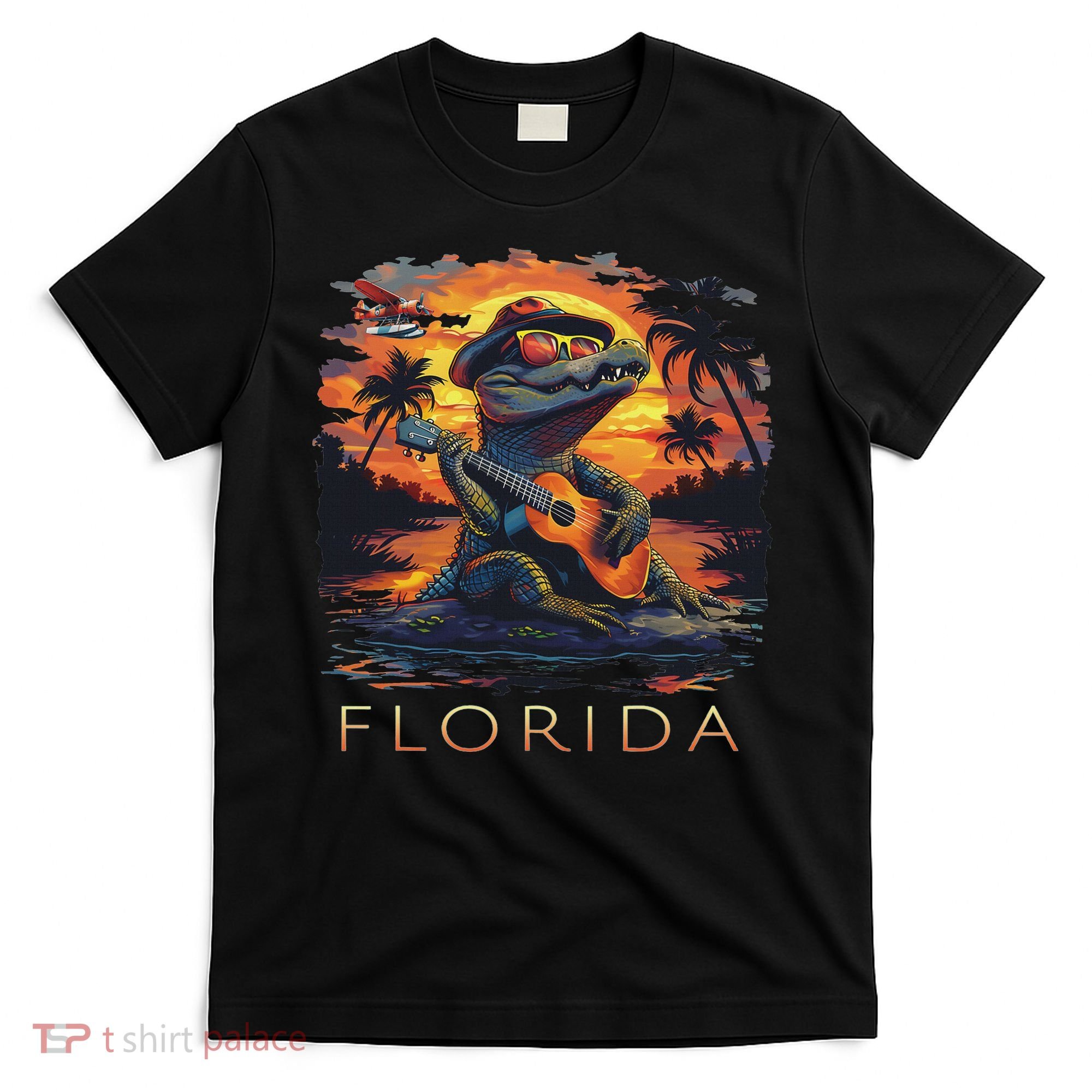 Florida Vacation Cute Alligator T-Shirt