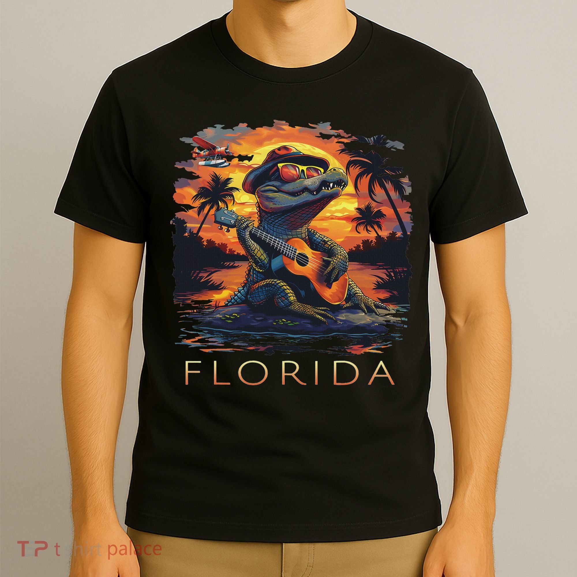 Florida Vacation Cute Alligator T-Shirt