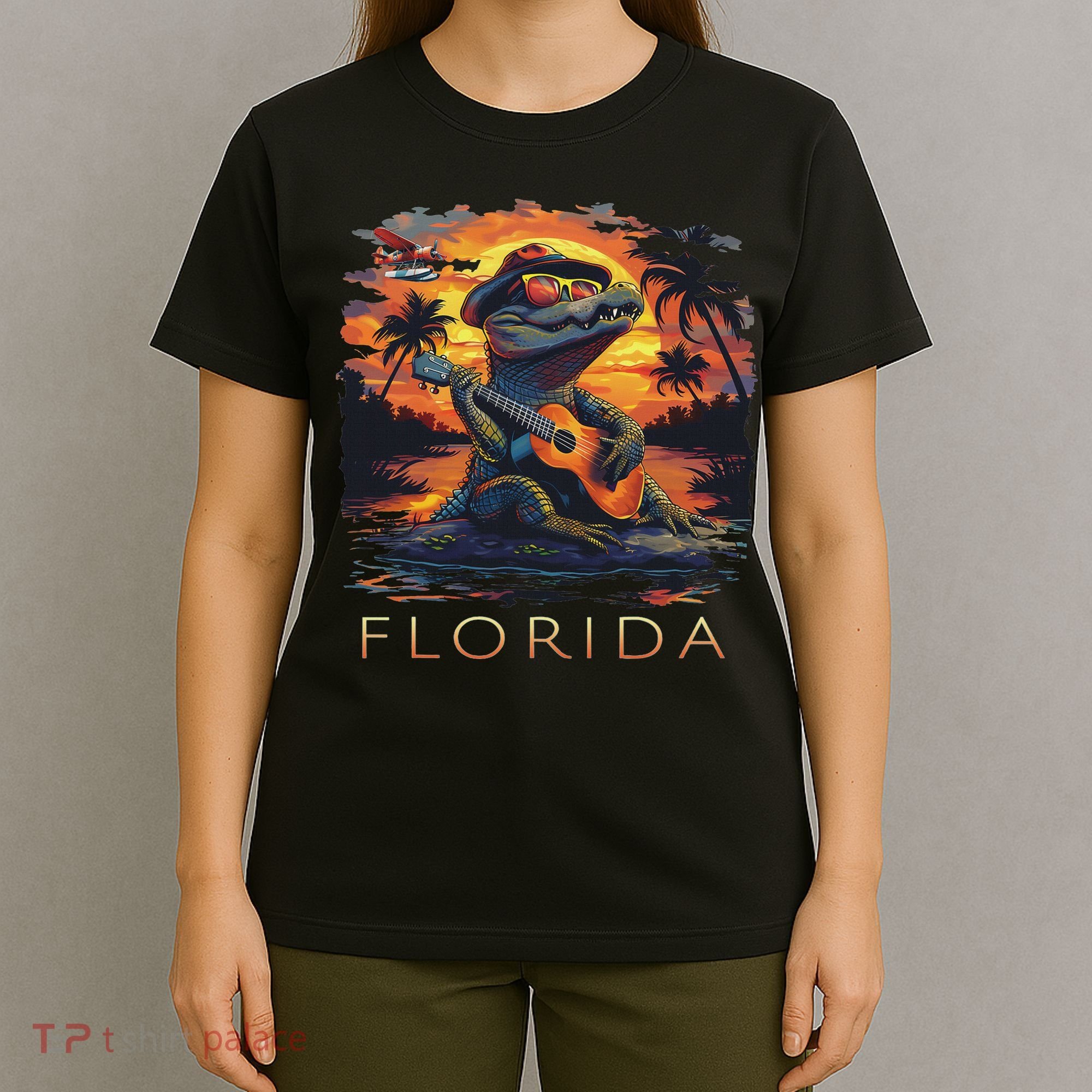 Florida Vacation Cute Alligator T-Shirt
