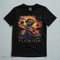 Florida Vacation Cute Alligator T-Shirt thumb 5