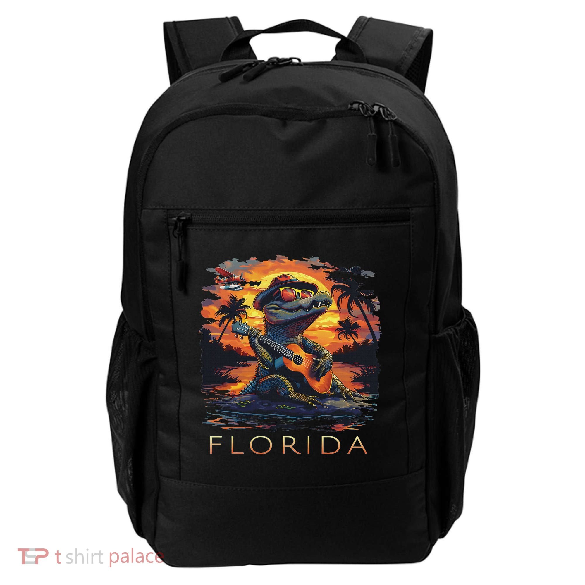 Florida Vacation Cute Alligator Backpack