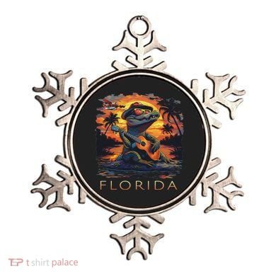 Florida Vacation Cute Alligator Ornament