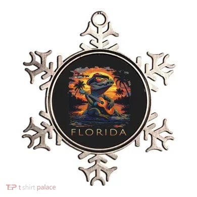 Florida Vacation Cute Alligator Ornament