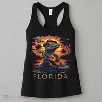 Florida Vacation Cute Alligator Women's Tank Top thumb 3