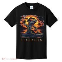 Florida Vacation Cute Alligator Kids T-Shirt thumb 0