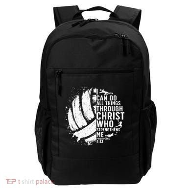 Funny Volleyball Christian Design Backpack