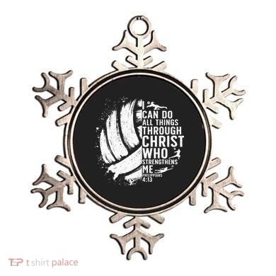 Funny Volleyball Christian Design Ornament