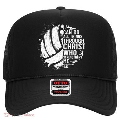 Funny Volleyball Christian Design Hat