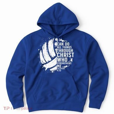 Funny Volleyball Christian Design Hoodie