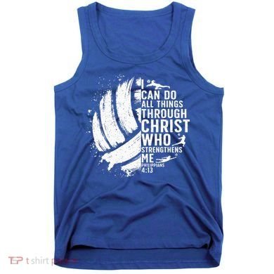 Funny Volleyball Christian Design Tank Top