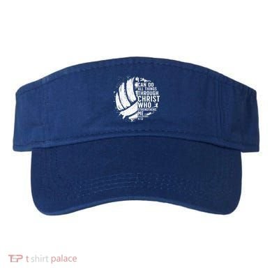 Funny Volleyball Christian Design Visor
