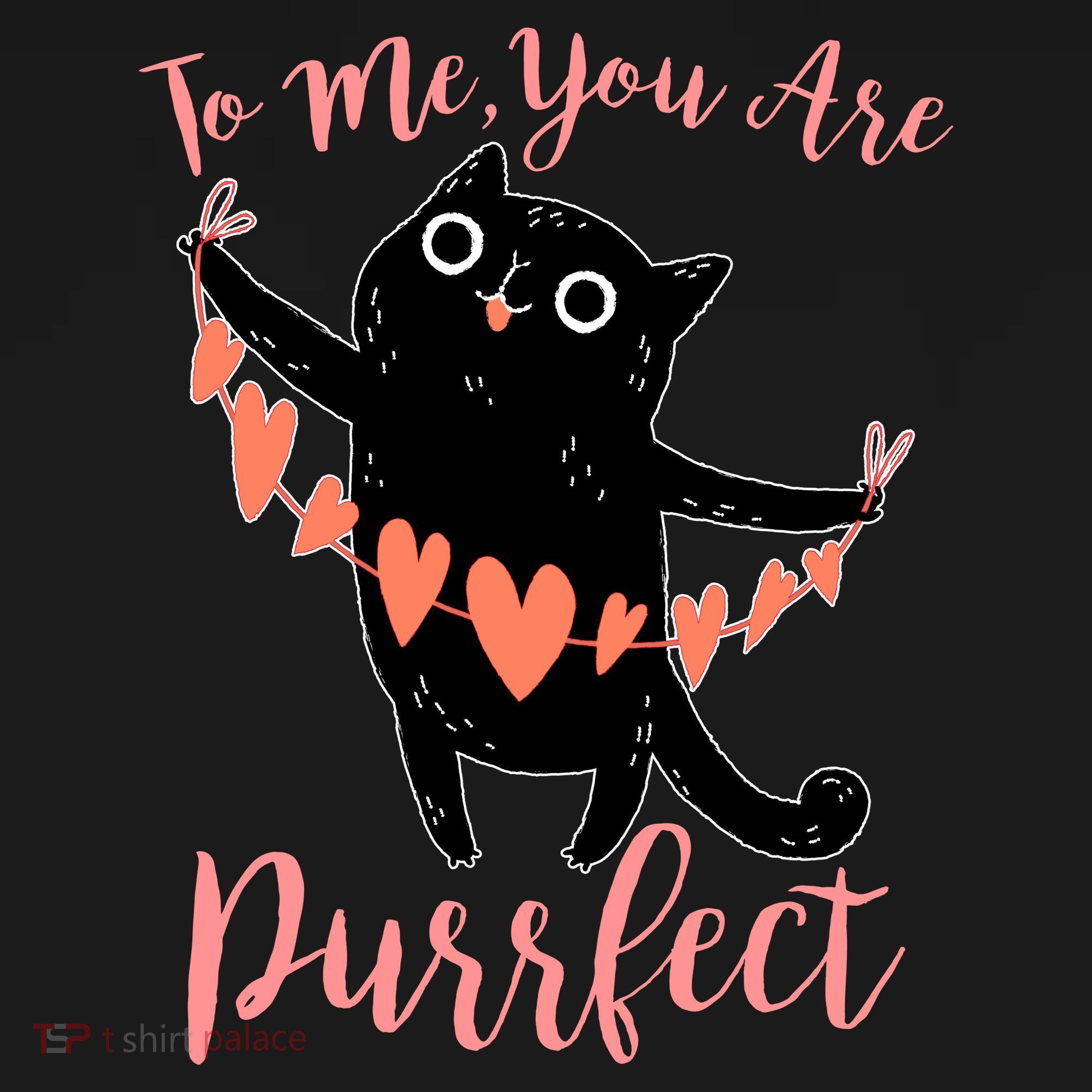 Funny Valentine Cat To Me You Are Purrfect USA-Made Doggie Bandana