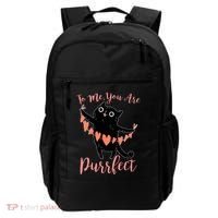 Funny Valentine Cat To Me You Are Purrfect Backpack thumb 0