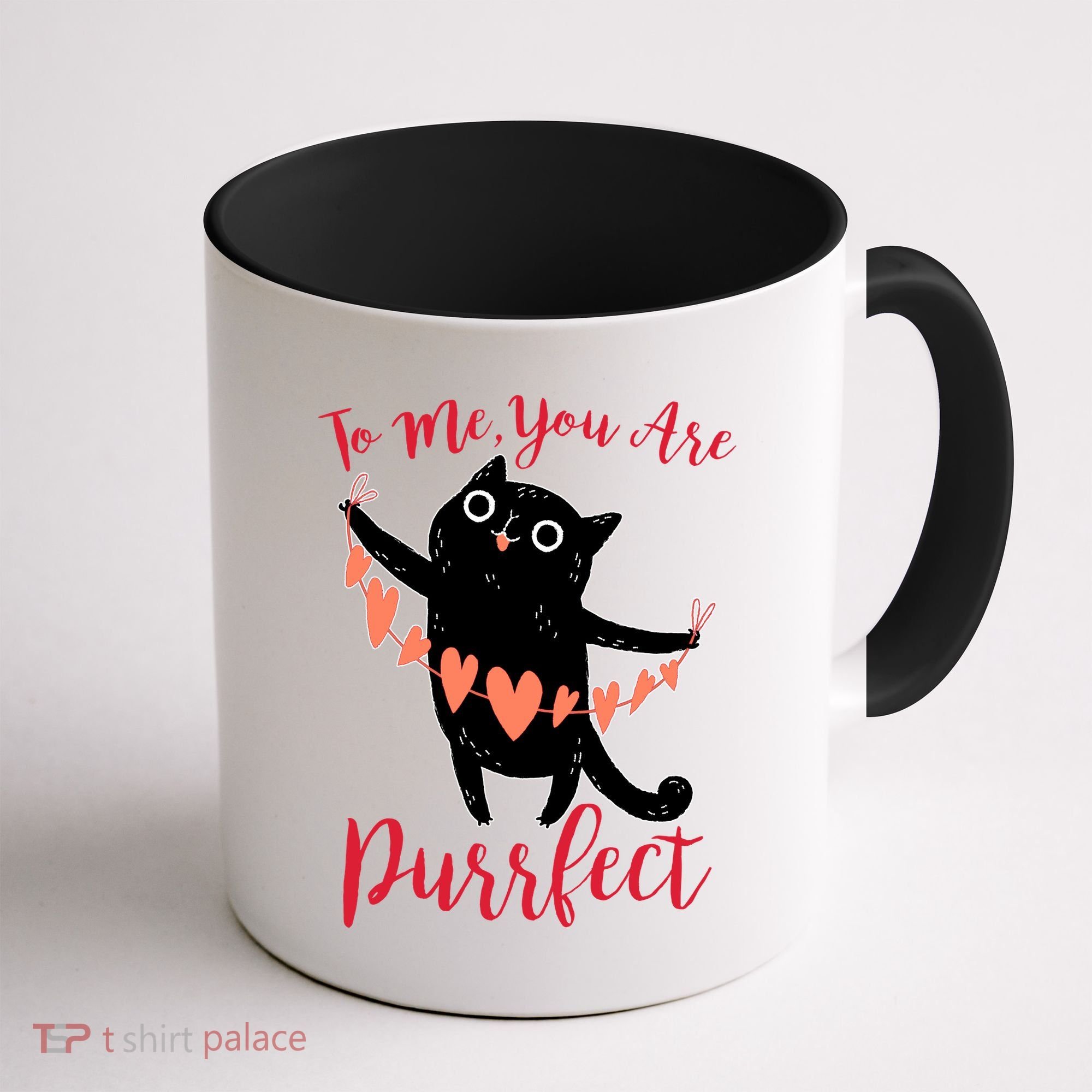 Funny Valentine Cat To Me You Are Purrfect Coffee Mug