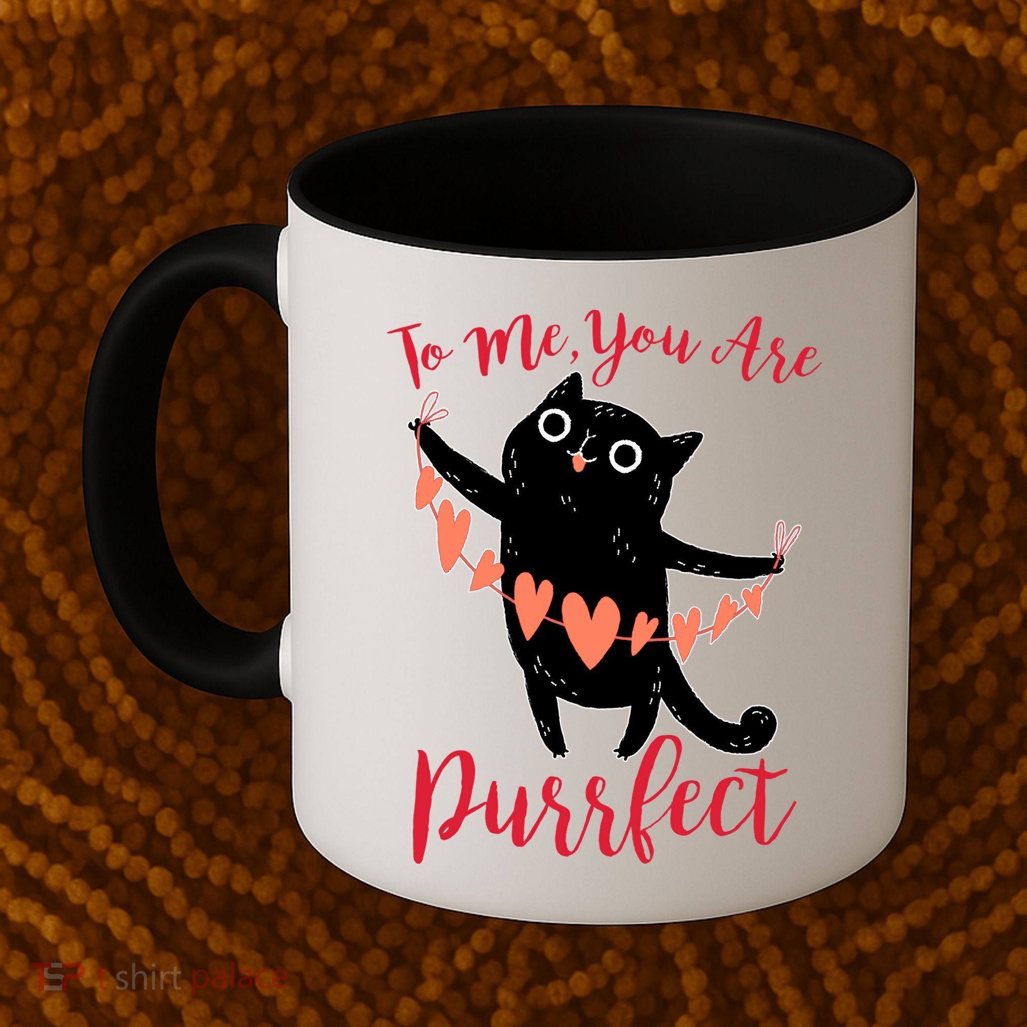 Funny Valentine Cat To Me You Are Purrfect Coffee Mug