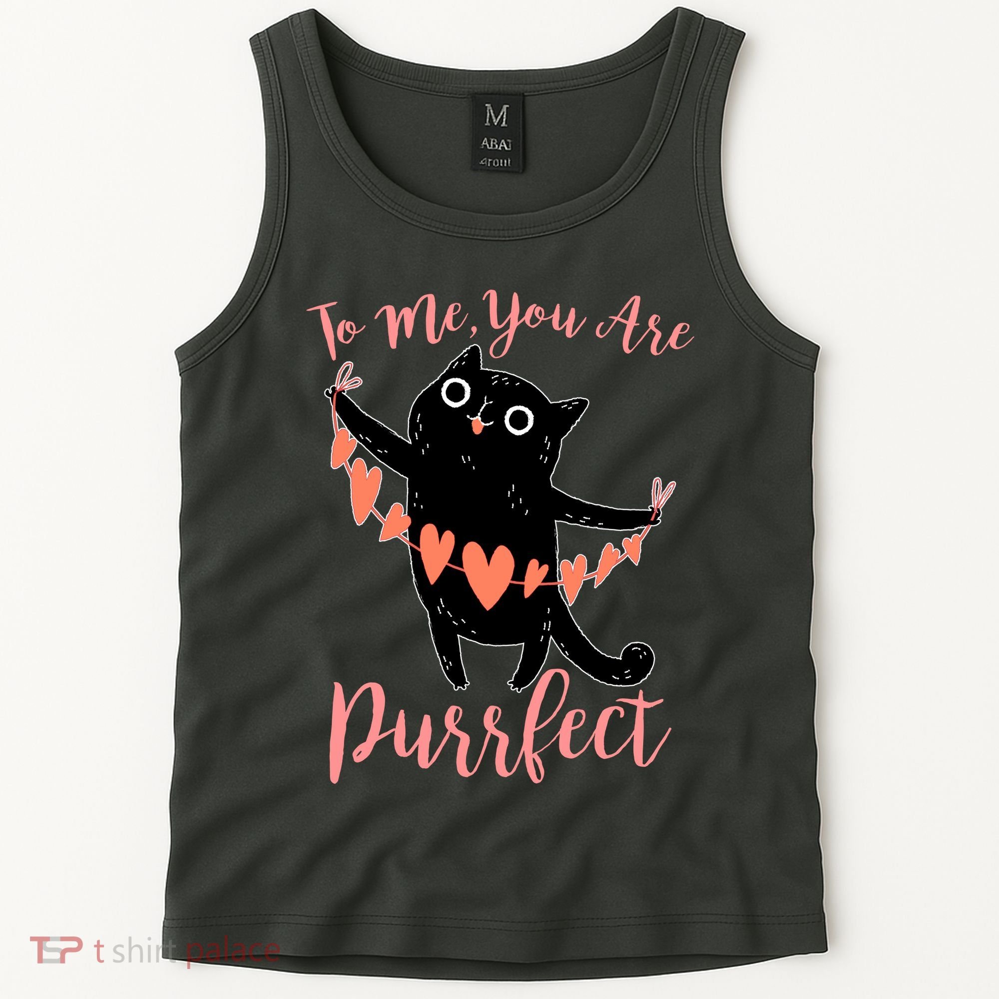 Funny Valentine Cat To Me You Are Purrfect Tank Top