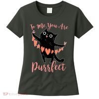 Funny Valentine Cat To Me You Are Purrfect Women's T-Shirt thumb 0
