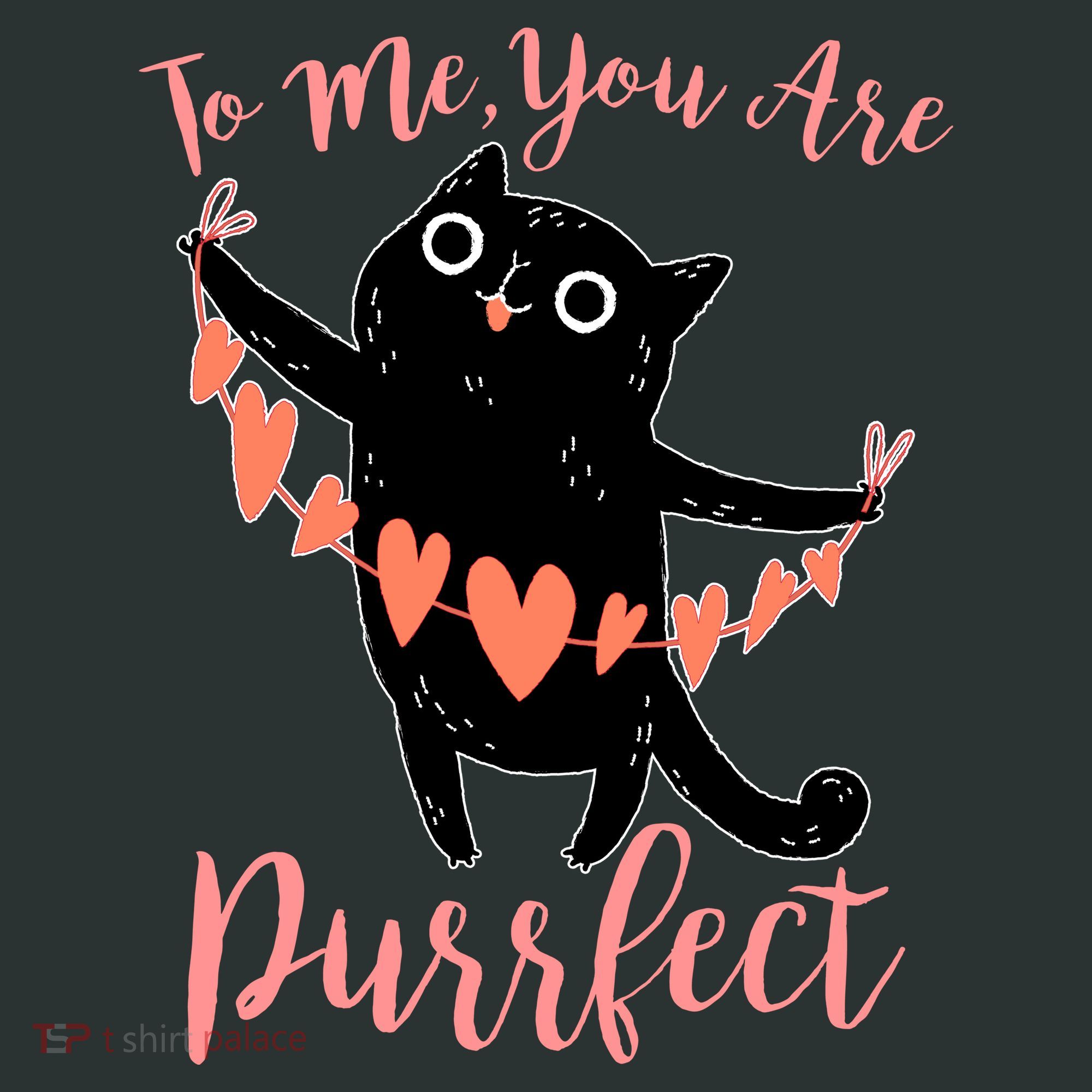 Funny Valentine Cat To Me You Are Purrfect Kids Sweatshirt