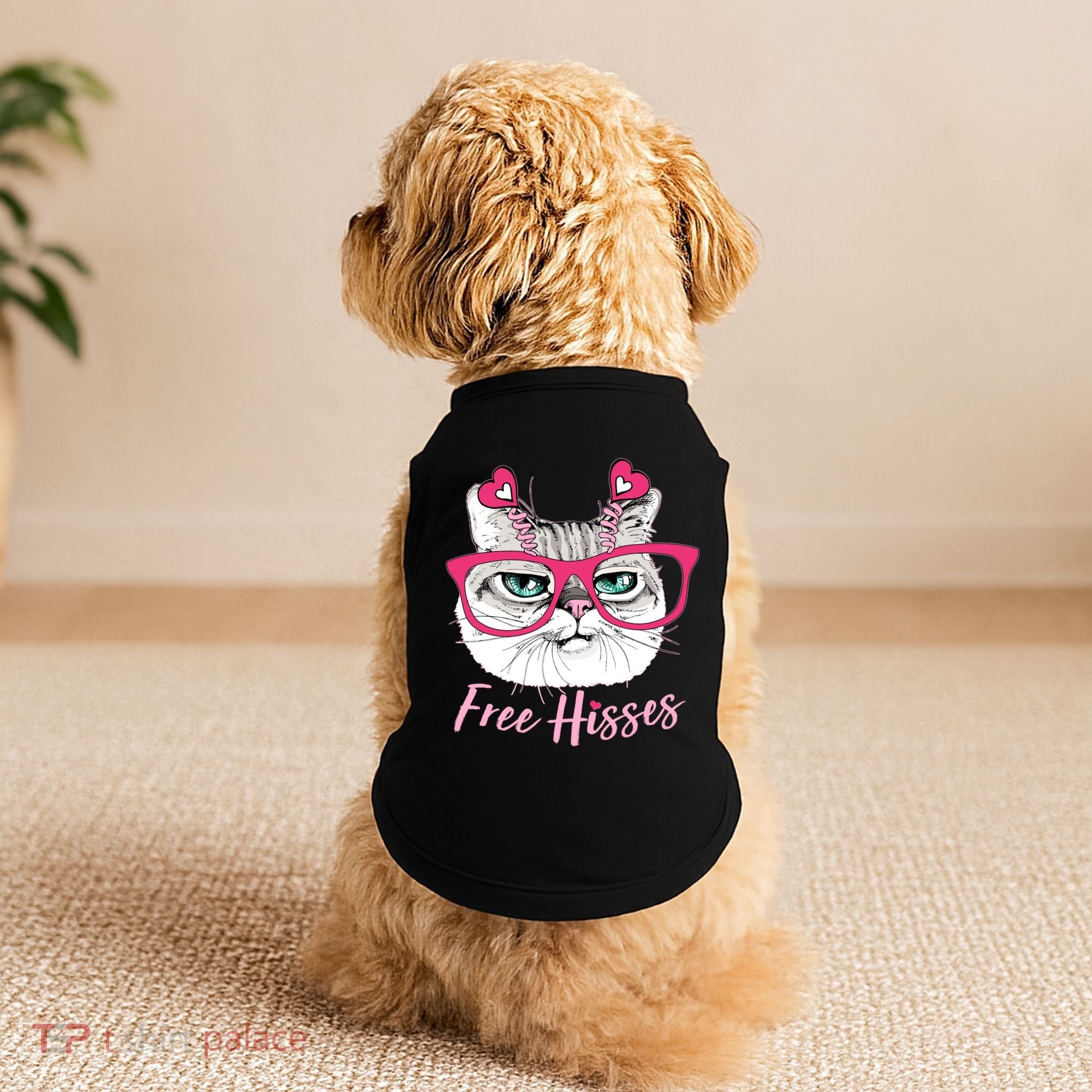 Funny Valentine Cat Free Hisses Doggie Tank
