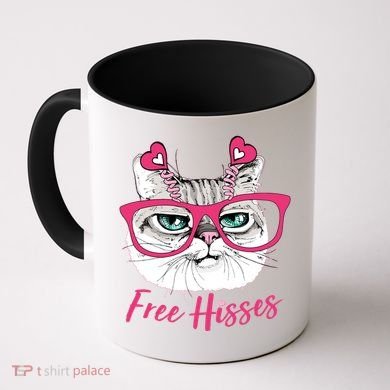 Funny Valentine Cat Free Hisses Coffee Mug