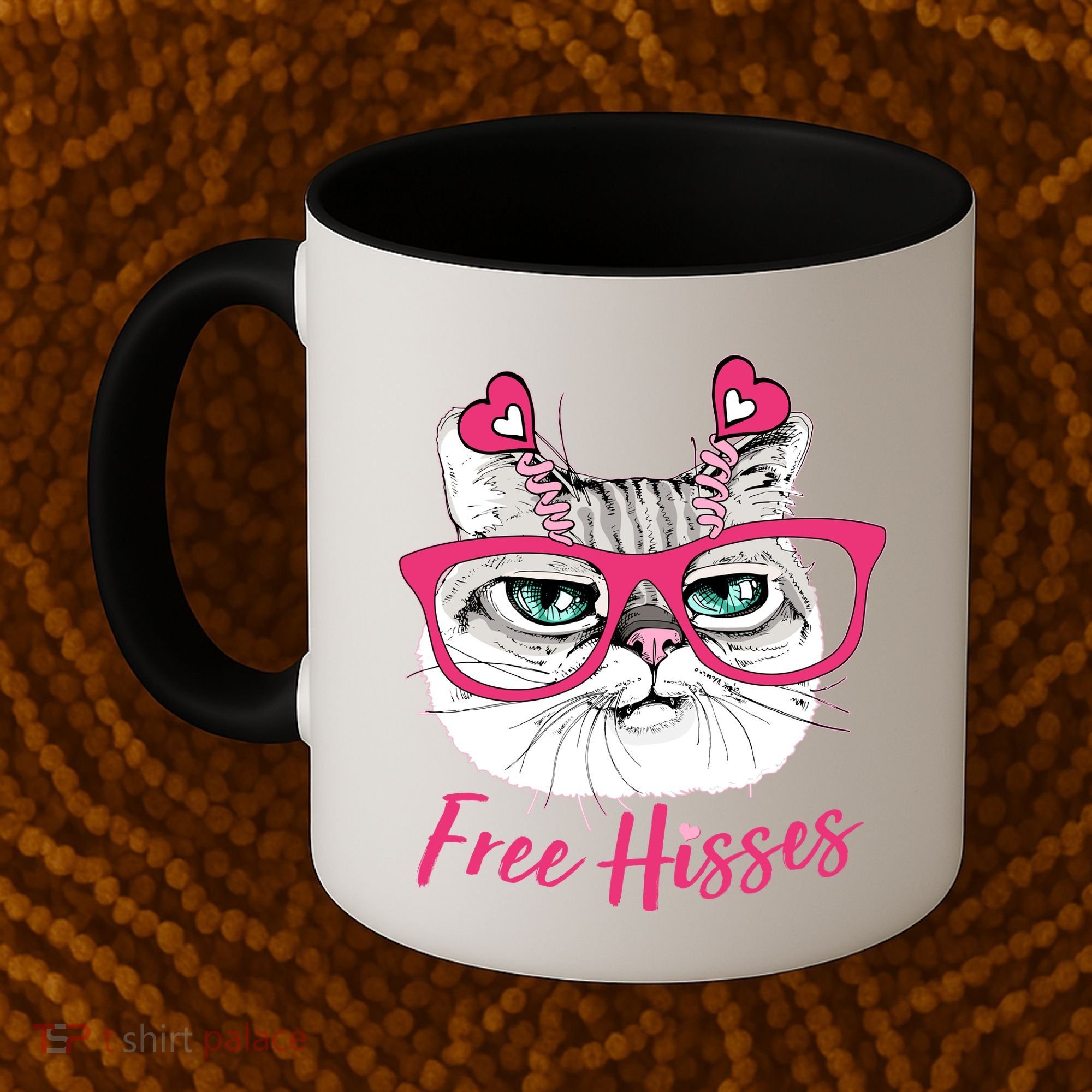 Funny Valentine Cat Free Hisses Coffee Mug