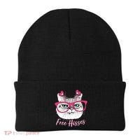 Funny Valentine Cat Free Hisses Beanie thumb 0