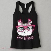 Funny Valentine Cat Free Hisses Women's Tank Top thumb 3