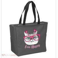 Funny Valentine Cat Free Hisses Tote Bag thumb 2