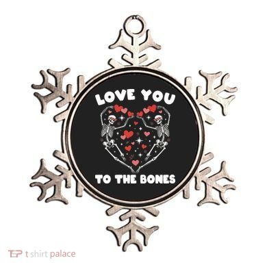 Funny Valentines Day Love You To The Bones Skeletons Ornament