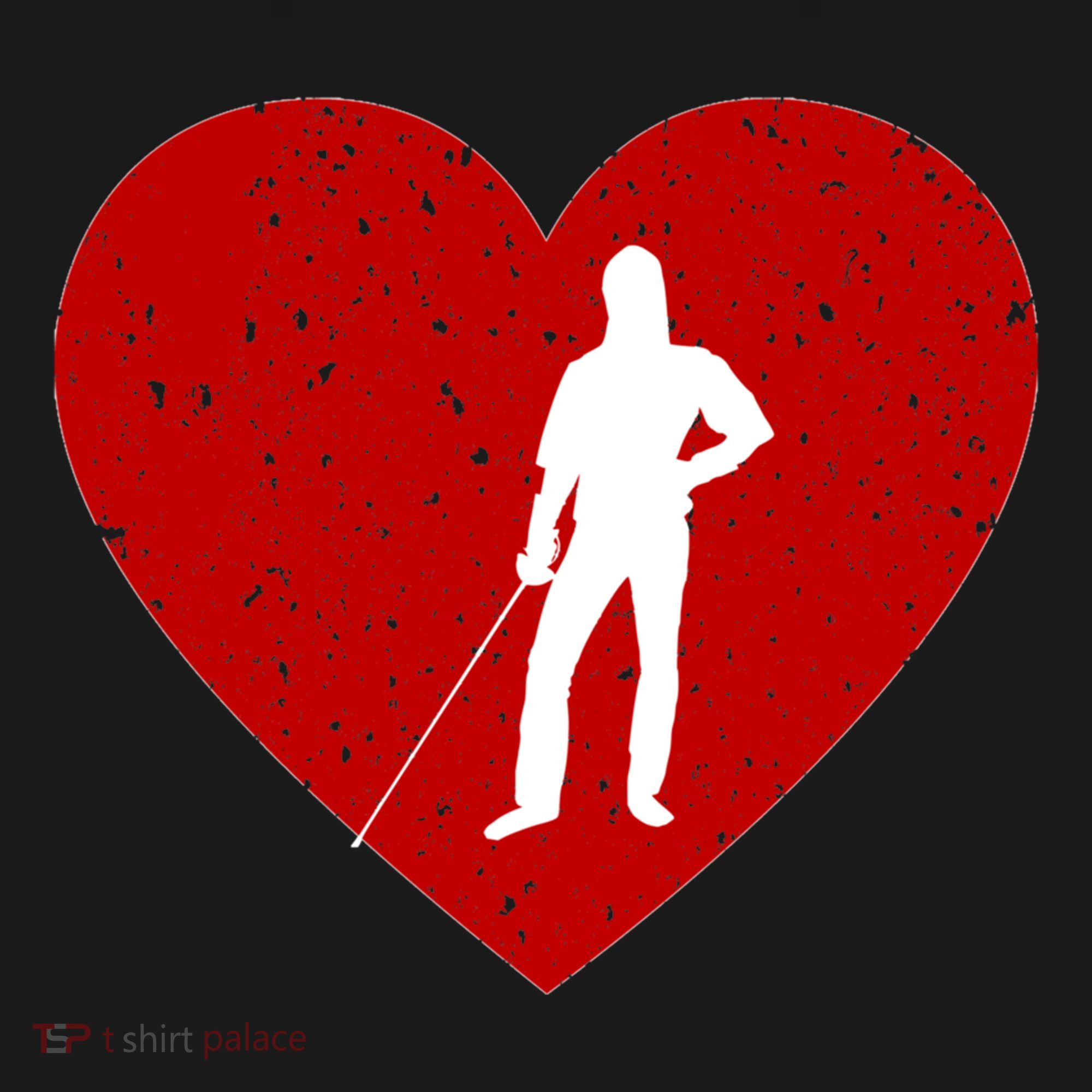 Fencing Valentine Day Gift For Fencing Lover Heart Cute Gift Bucket Hat