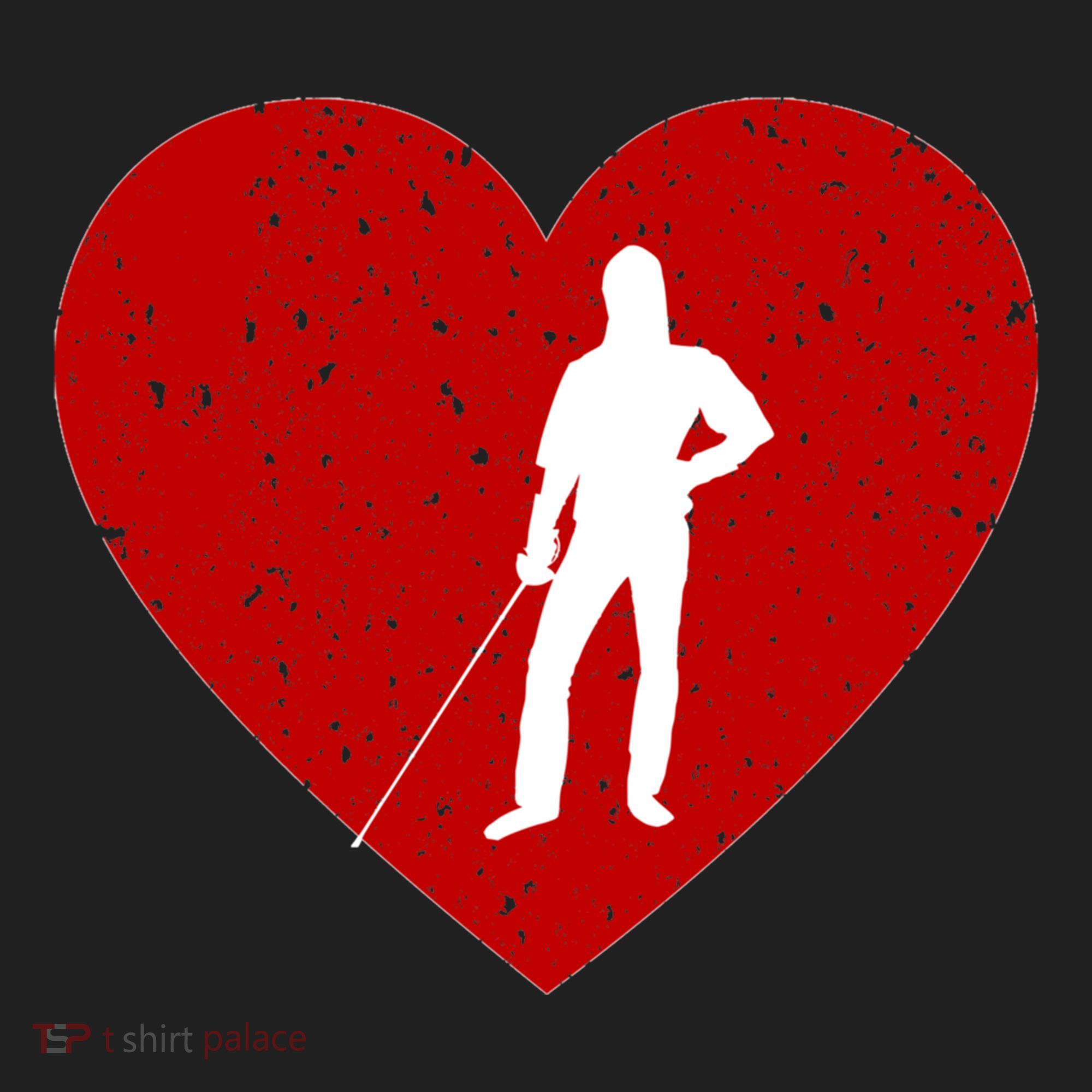 Fencing Valentine Day Gift For Fencing Lover Heart Cute Gift Hat