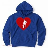 Fencing Valentine Day Gift For Fencing Lover Heart Cute Gift Hoodie thumb 0