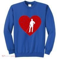 Fencing Valentine Day Gift For Fencing Lover Heart Cute Gift Sweatshirt thumb 0