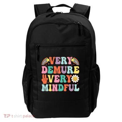 Funny Very Demure Very Mindful Trend Demure & Mindful Backpack