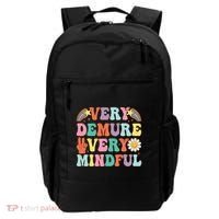 Funny Very Demure Very Mindful Trend Demure & Mindful Backpack thumb 0