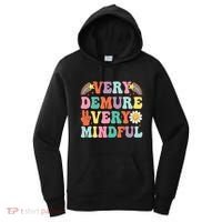 Funny Very Demure Very Mindful Trend Demure & Mindful Women's Hoodie thumb 0