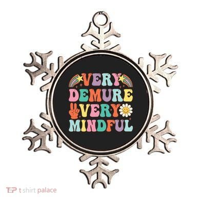 Funny Very Demure Very Mindful Trend Demure & Mindful Ornament
