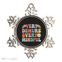 Funny Very Demure Very Mindful Trend Demure & Mindful Ornament thumb 0